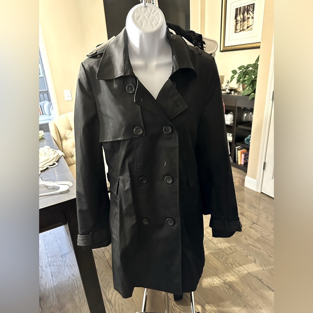 Black pea coat
